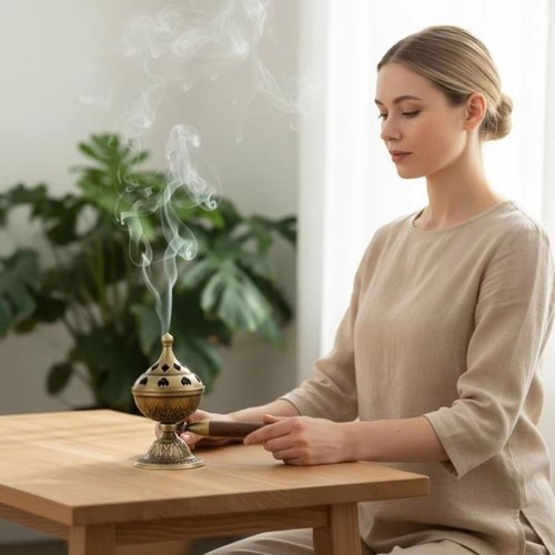 Handheld incense burner hollow - handheld,
