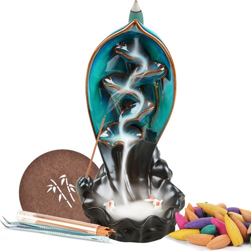 Backflow incense burner holder - burner,