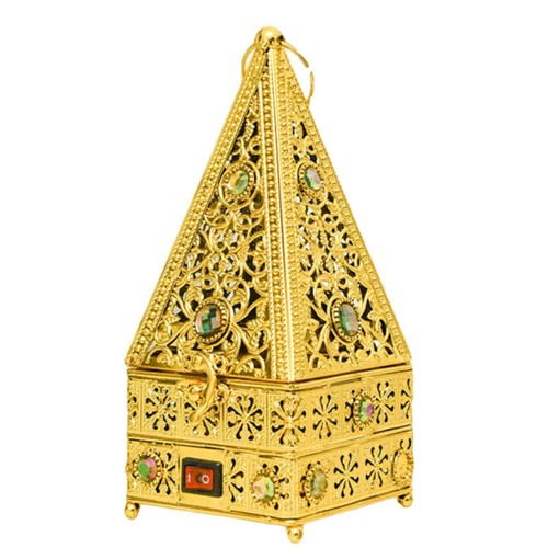 Electric incense burner gold - incense,